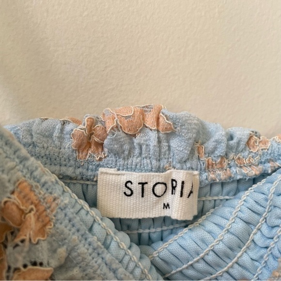 Storia Smocked Mini Dress - Picture 7 of 8